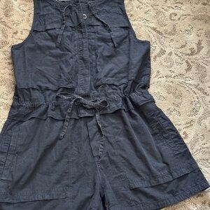 Free. People Black Sleeveless Romper